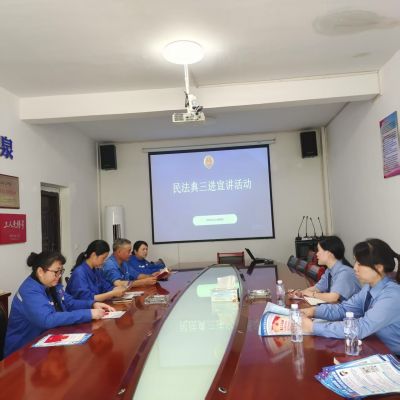 民法典進(jìn)企業(yè) 法治護航促發(fā)展 --區人民檢察院開(kāi)展民法典專(zhuān)題宣講活動(dòng)